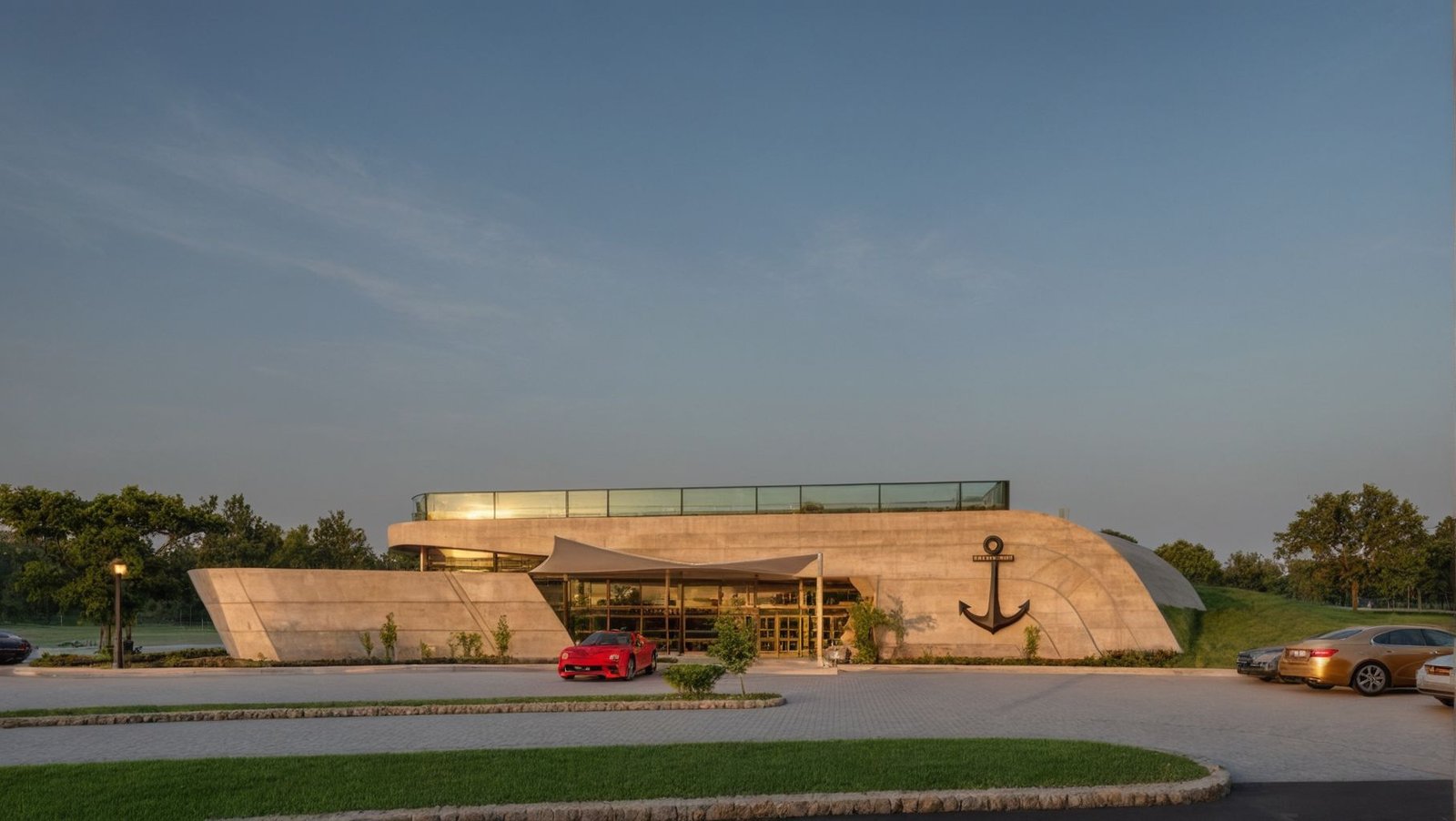 Navy pearl (site office)